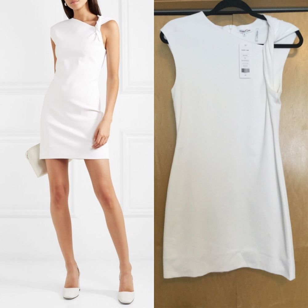 Helmut Lang Twisted Mini Tank Dress - Picture 1 of 10